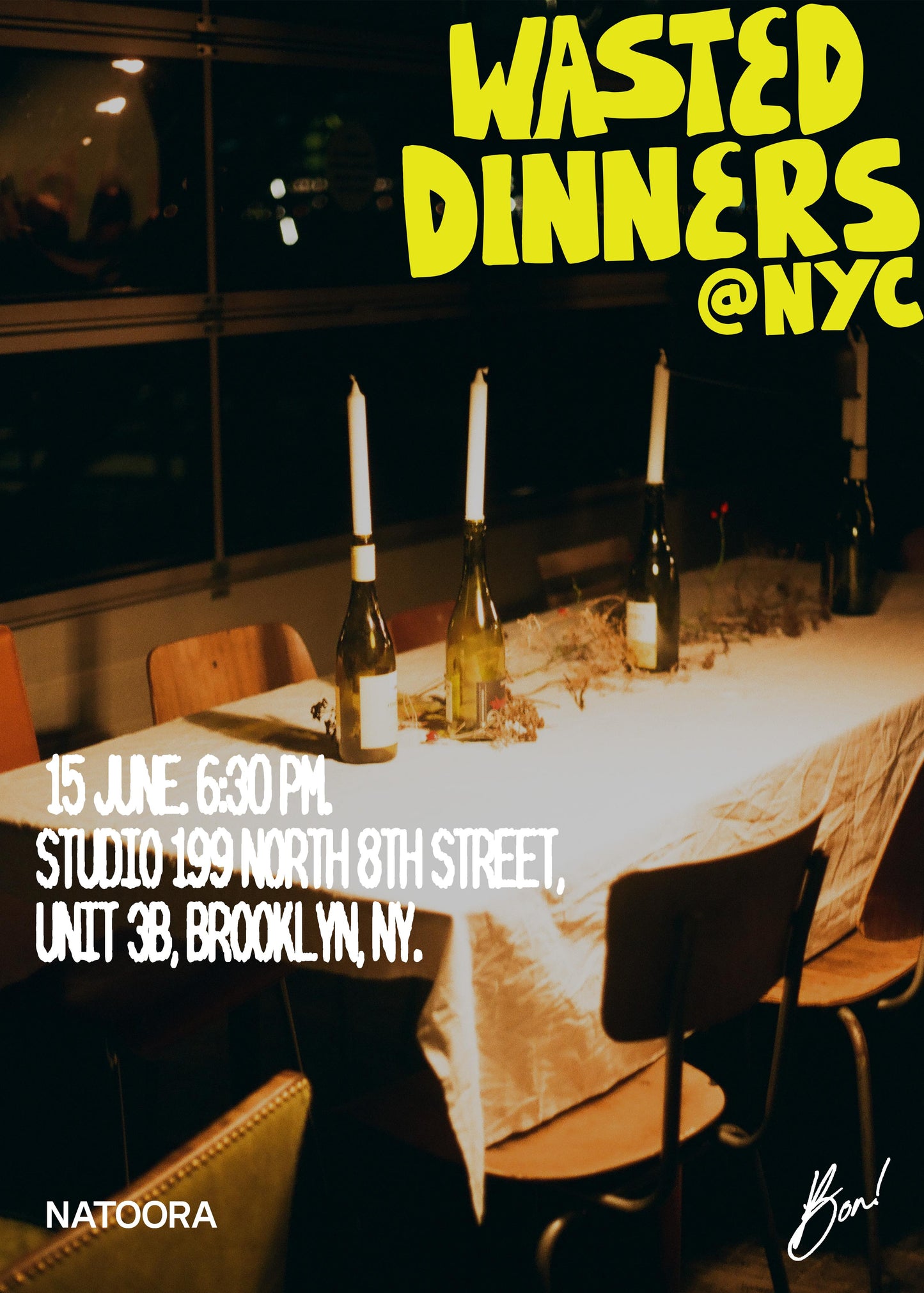 Wasted Community Dinner @ NYC (June 15th)